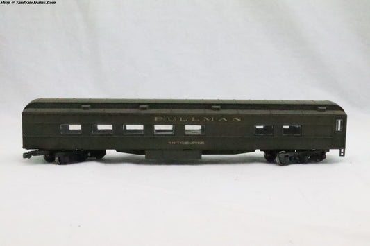 ATH-1890 - Std Diner - Custom Painted Pullman - White Castle - Metal Wheels - HO Scale - Preowned