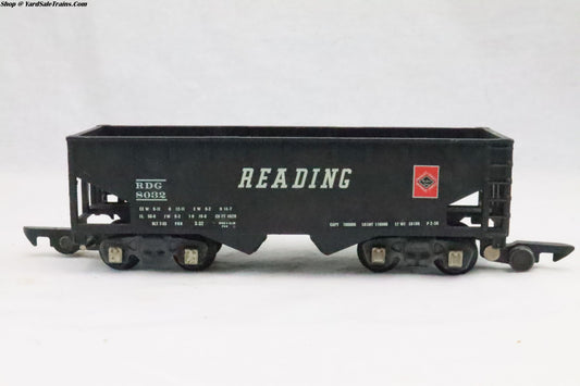 AF-1AF - 2-Bay Hopper - Reading - RDG #8032 - Preowned - S Scale - No Box