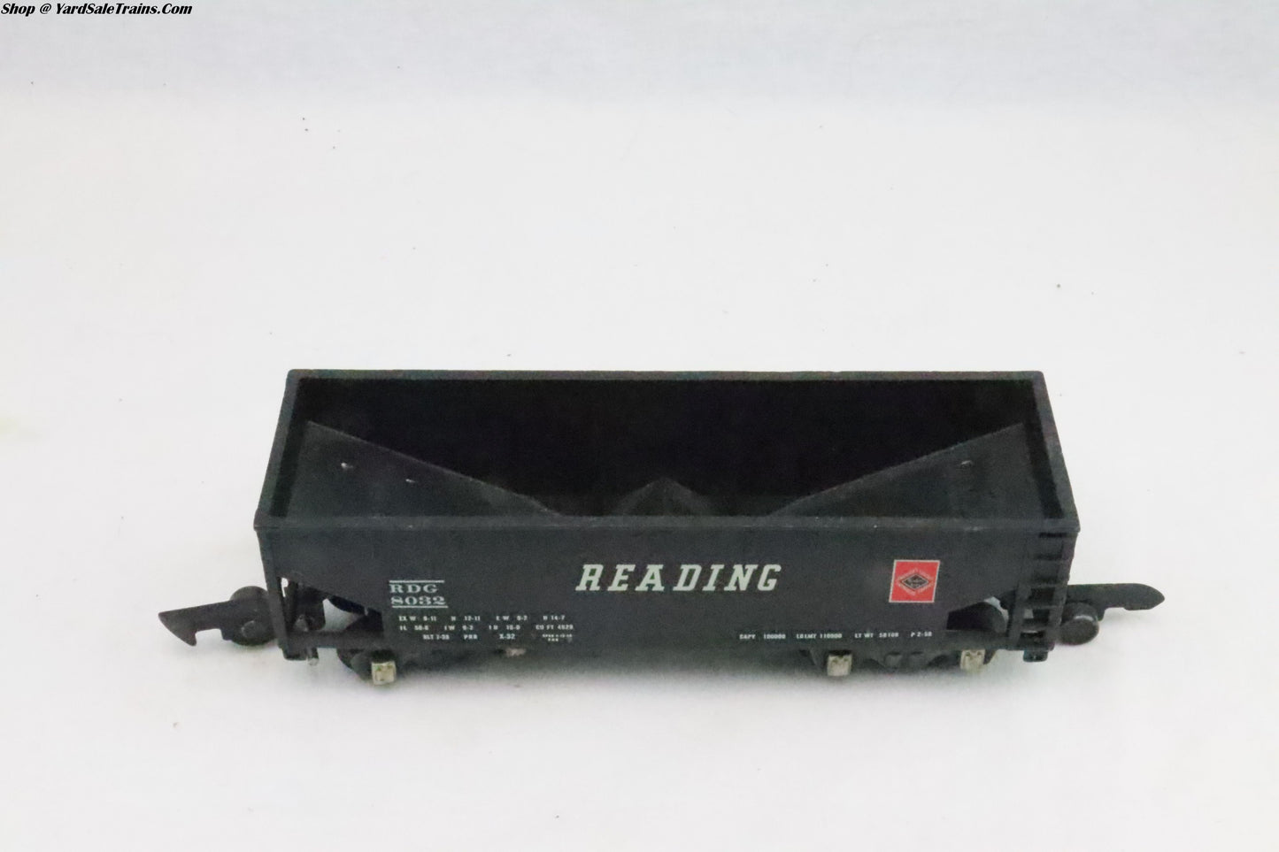 AF-1AF - 2-Bay Hopper - Reading - RDG #8032 - Preowned - S Scale - No Box