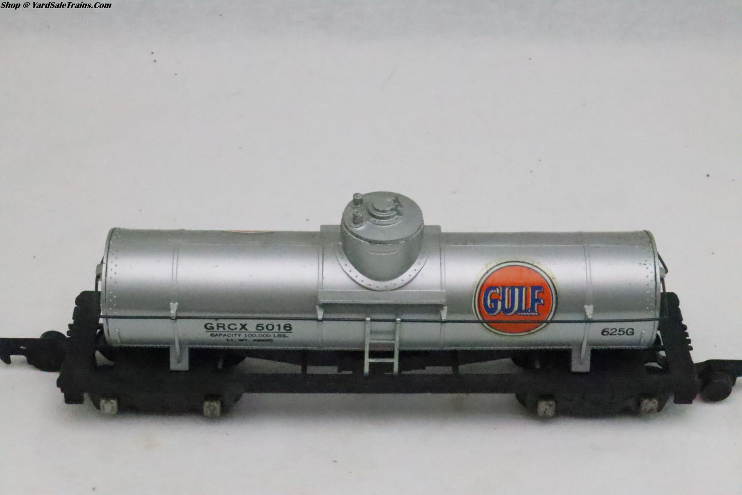 AF-3AF - Tank Car - Gulf Rd# 5016 - Preowned - S Scale - No Box