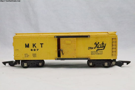 AF-1AF - Box Car - MKT (Katy) - MKT #637 - Preowned - S Scale - No Box