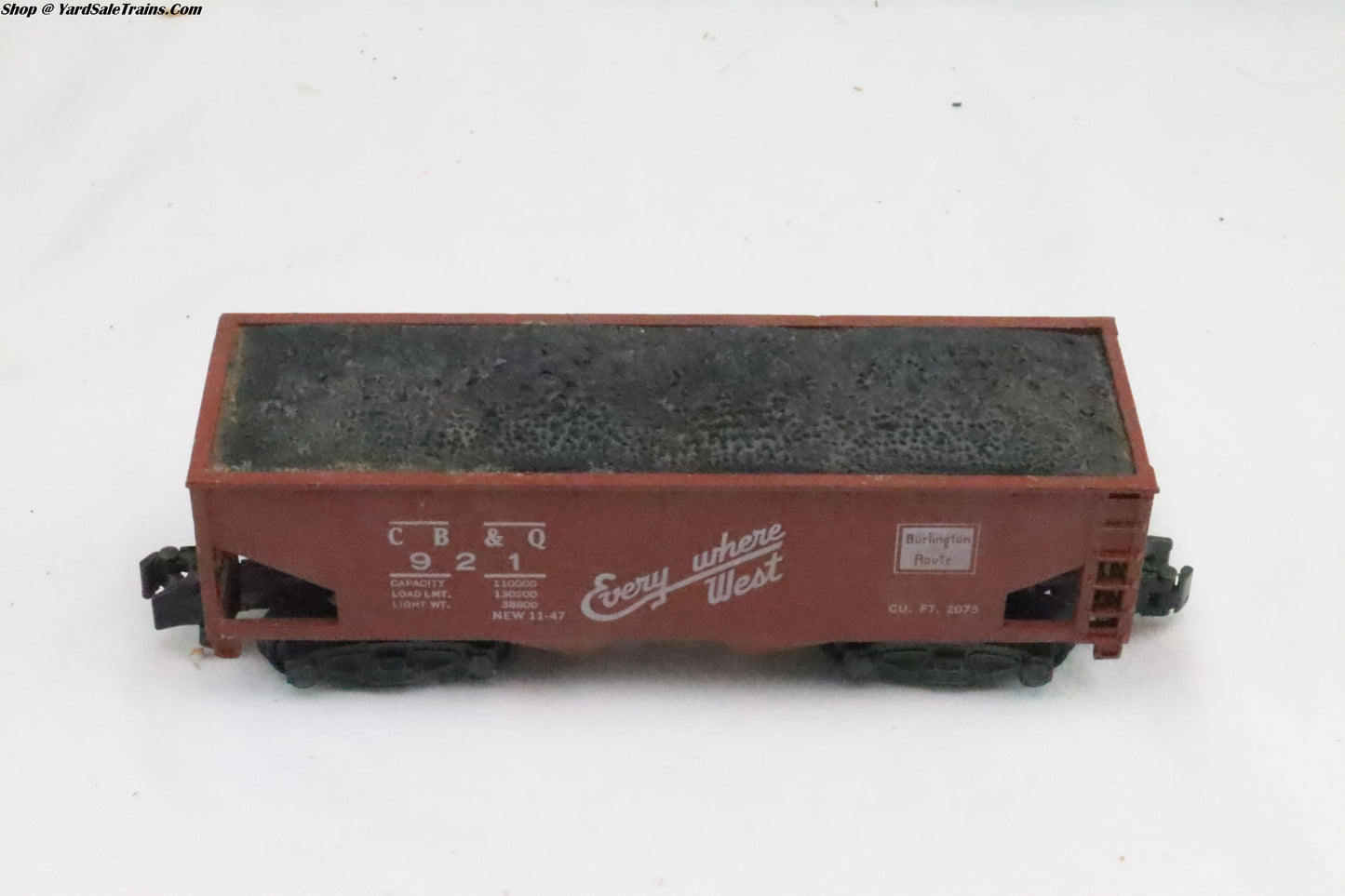 AF-1AF - 2-Bay Hopper - Burlington Route - CB&Q 921 - Preowned - S Scale - No Box