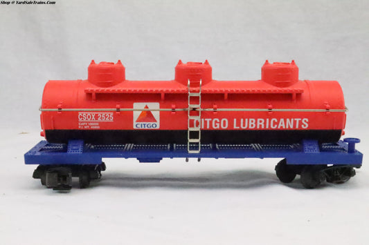 KL-1KL - Tank Car - Citgo Lubricants - CSOX #2525 - Preowned - S Scale - No Box