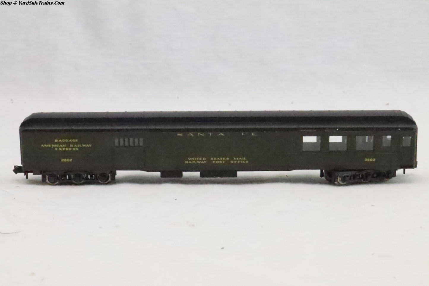 Rivarossi - Railway Post Office (RPO) Car - Santa Fe - 2602 - Preowned - N Scale