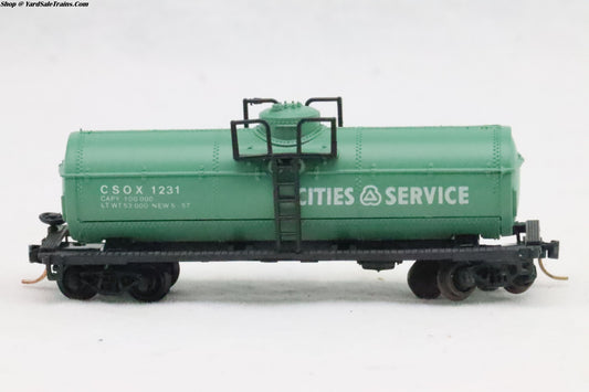UNK-????? - Tank Car - Cities Service - CSOX 1231 - Preowned - N Scale
