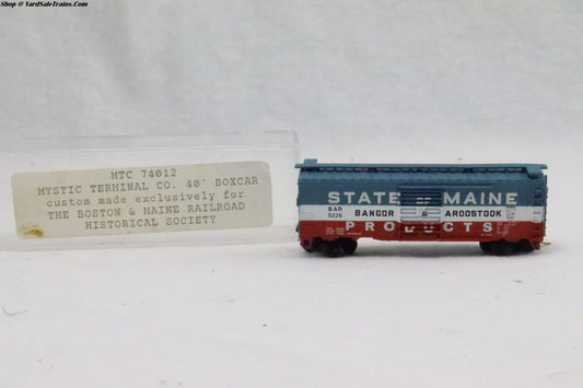 UNK-????? - 50' Box Car - Bangor & Aroostook (State of Maine) - BAR 5226 - Preowned - N Scale