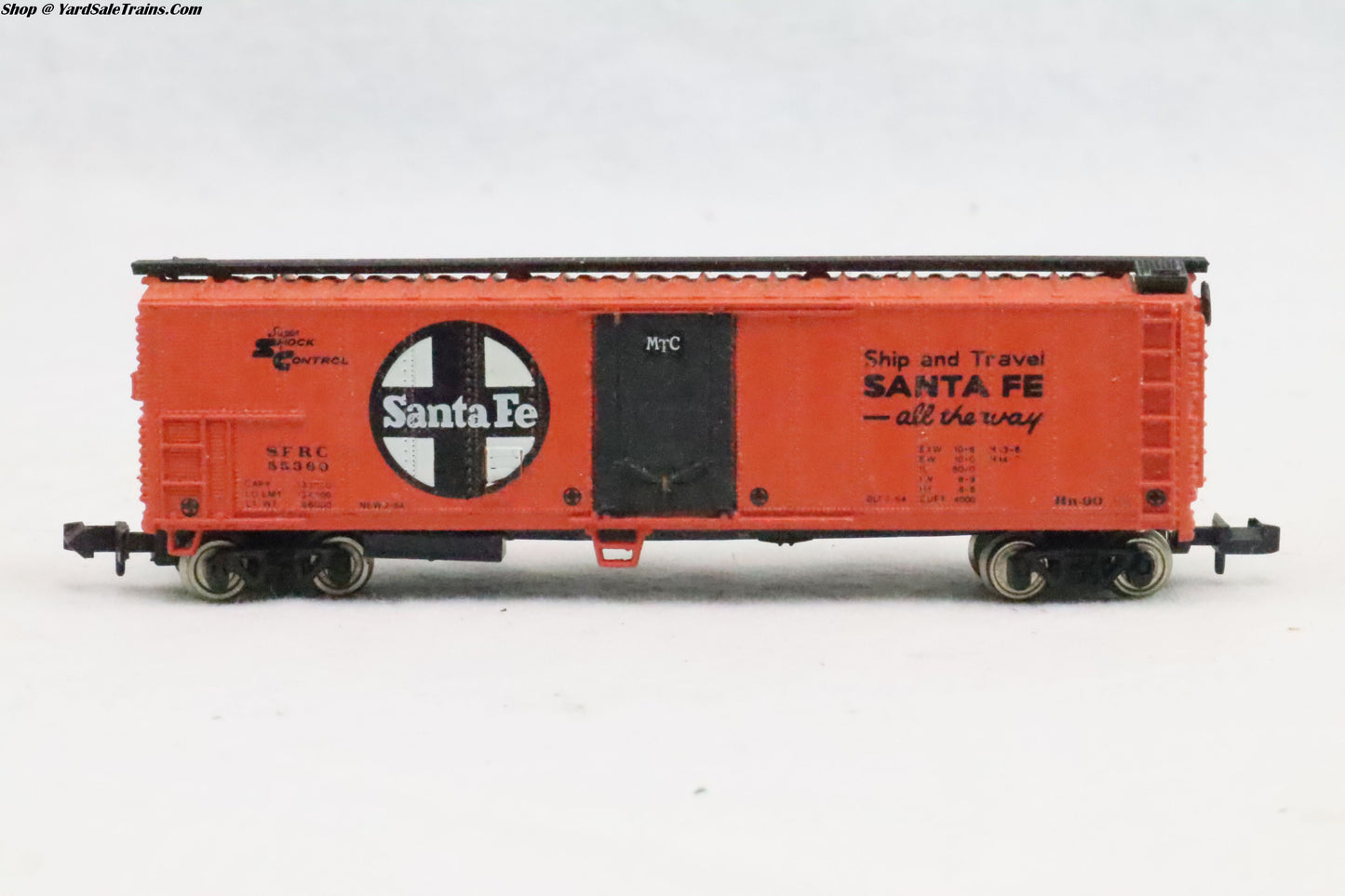 BCH - Box Car - Santa Fe - SFRC 55360 - Preowned - N Scale