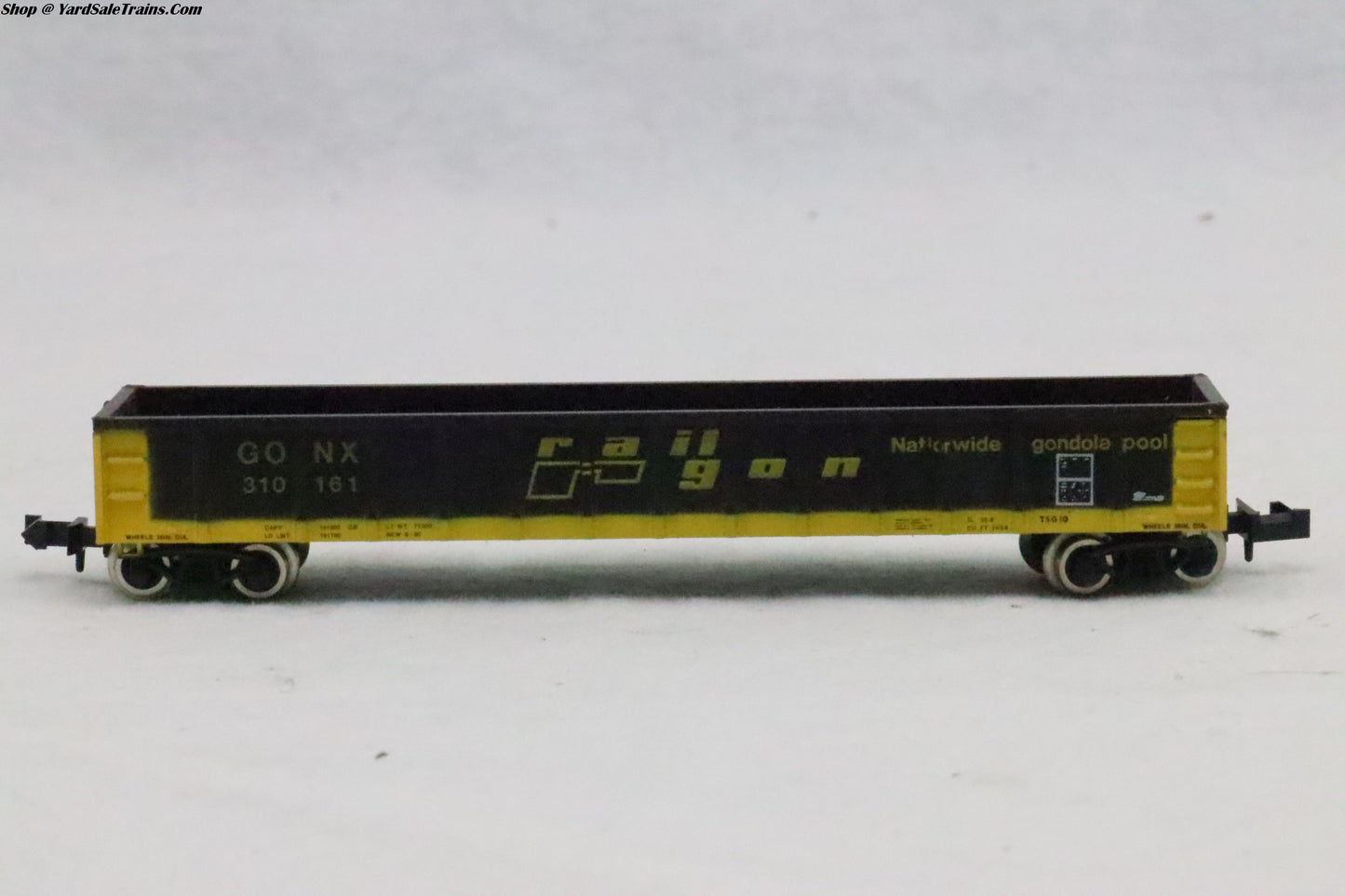 RND-8401 - Gondola - Railgon - GONX 310161 - Preowned - N Scale