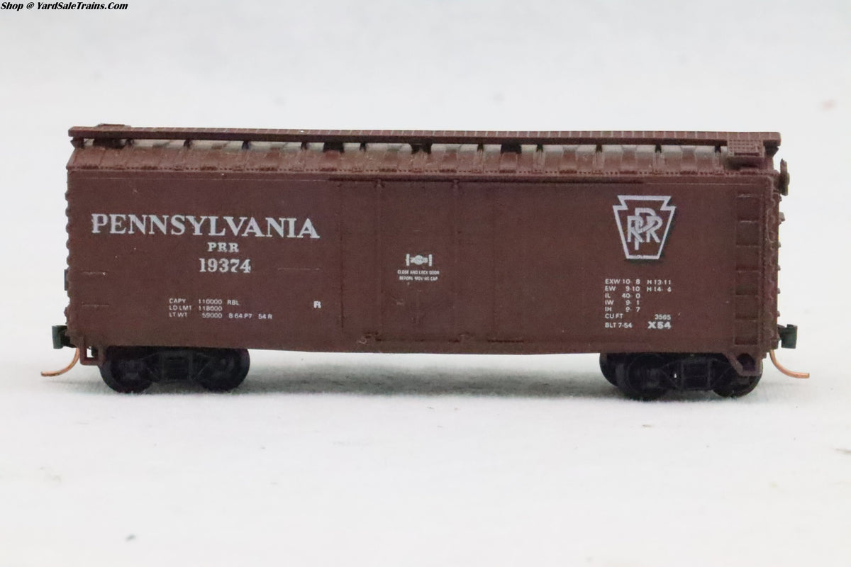 UNK - Box Car - Pennsylvania - PRR 19374 - Preowned - N Scale