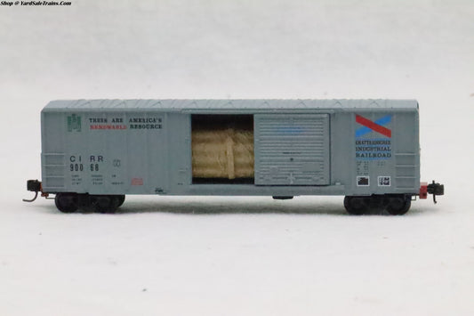 UNK-????? - Box Car - Chattahoochee Industrial Railroad - CIRR 90068 - Preowned - N Scale