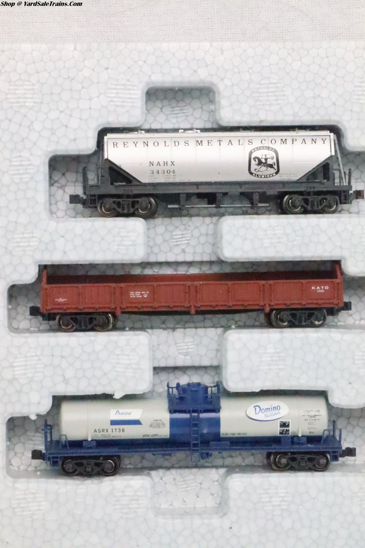 KAT-106-6275 - Mixed Freight Train Set - 6 Car Set - N Scale - Preowned