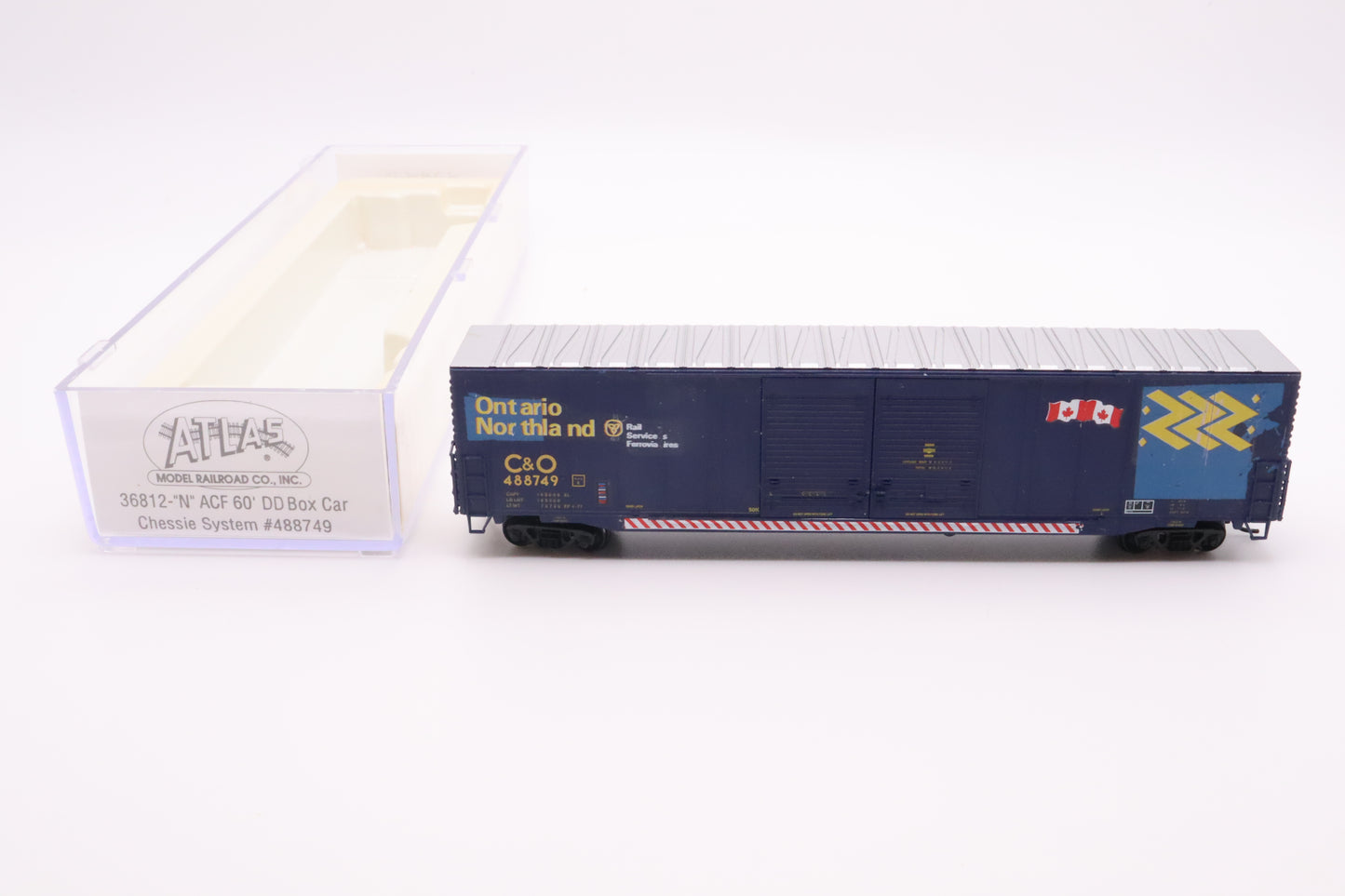 ATL-36812 - ACF 60' Double Door Box Car - C&O #488749 - Customized