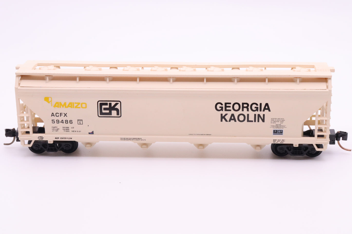 ATL-3961 - ACF 4 Bay Centerflow Hopper - ACFX #59486