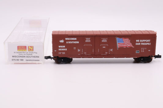 MTL-075 00 180 - 50' Standard Box Car, Double Plug Doors, w/o Roofwalk - WS #503052