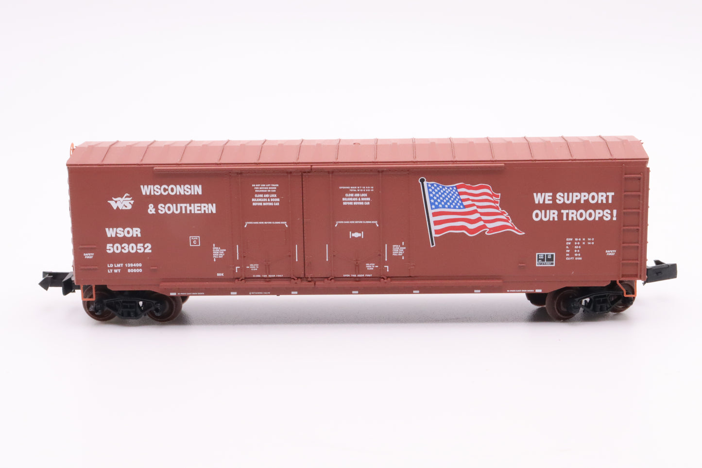 MTL-075 00 180 - 50' Standard Box Car, Double Plug Doors, w/o Roofwalk - WS #503052