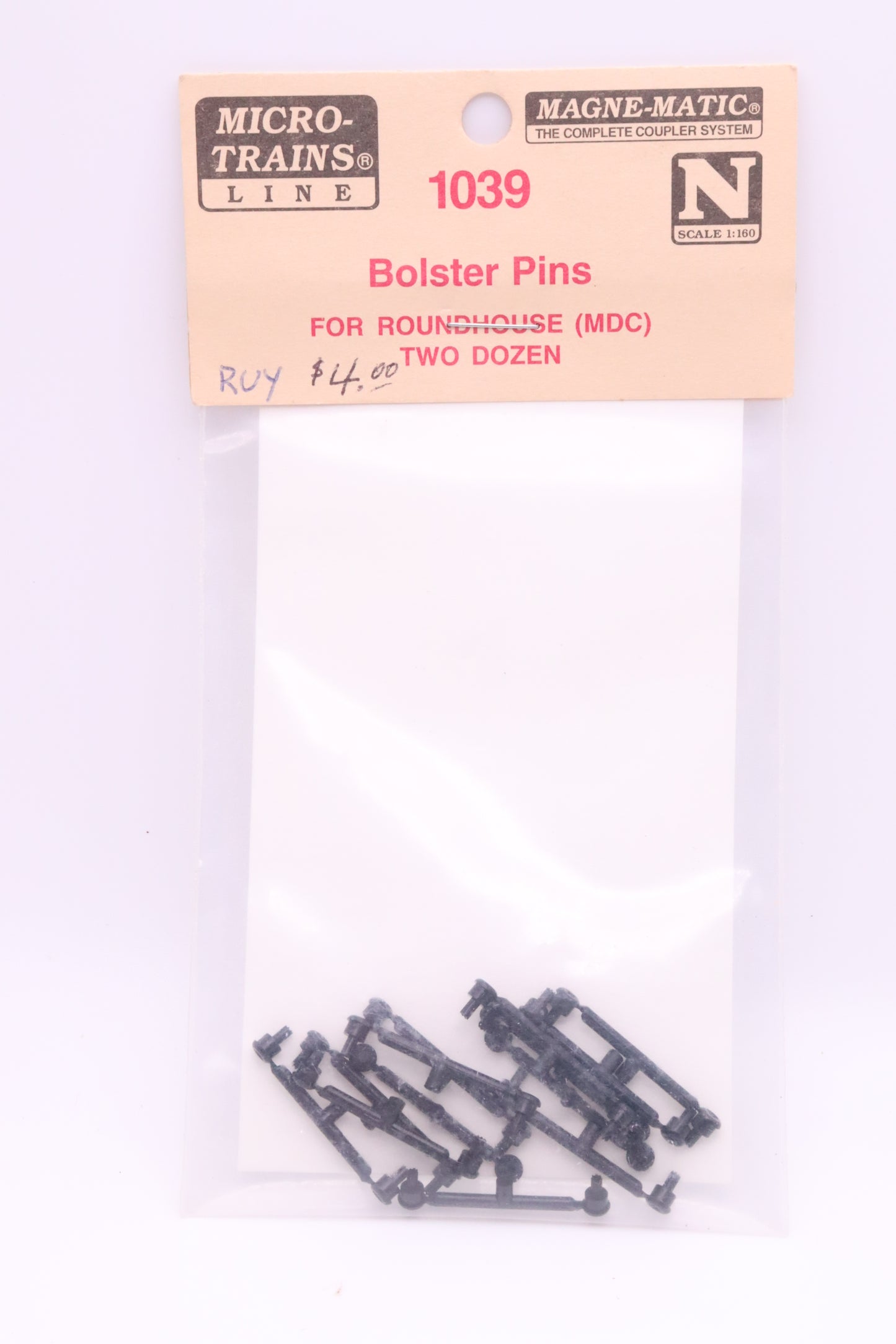 MTL-1039 - Bolster Pins For Roundhouse (MDC) - Two Dozen