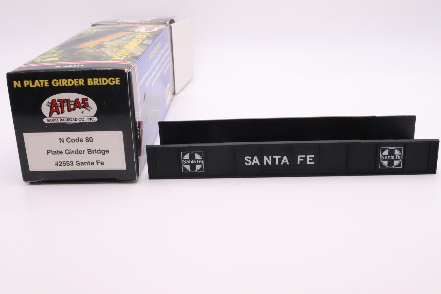 ATL-2553 - Plate Girder Bridge - N Code 80 - Santa Fe