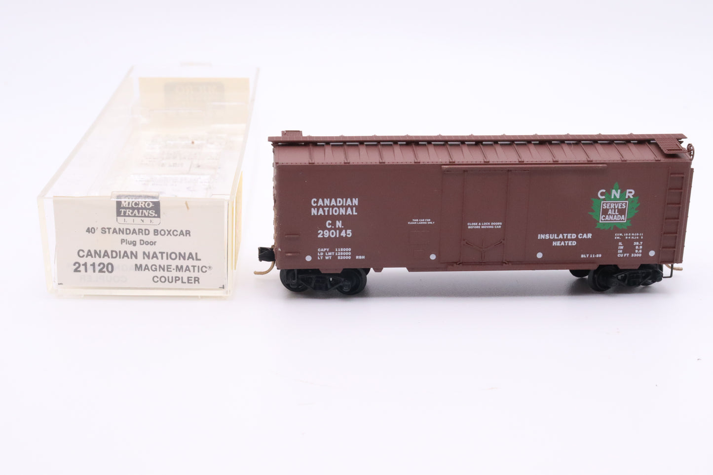 MTL-21120 - 40' Standard Boxcar Plug Doors - Canadian National - CN-290145