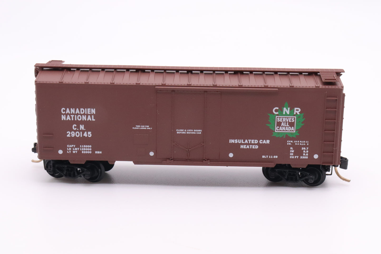 MTL-21120 - 40' Standard Boxcar Plug Doors - Canadian National - CN-290145