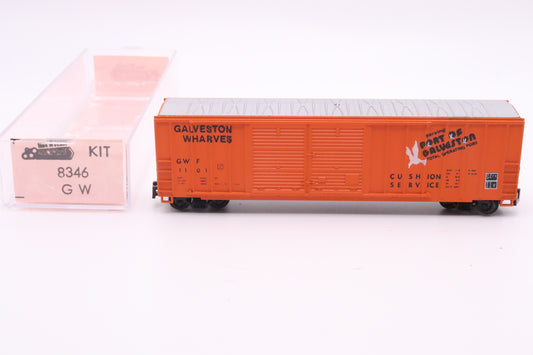 RND-8346 - Galveston Wharves - 50' FMC Offset Double Door Boxcar Kit - Road #1101