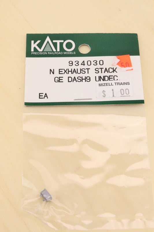 KAT-934030 - C44/AC Exhaust Stack, Undec - N-Scale - Qty-1