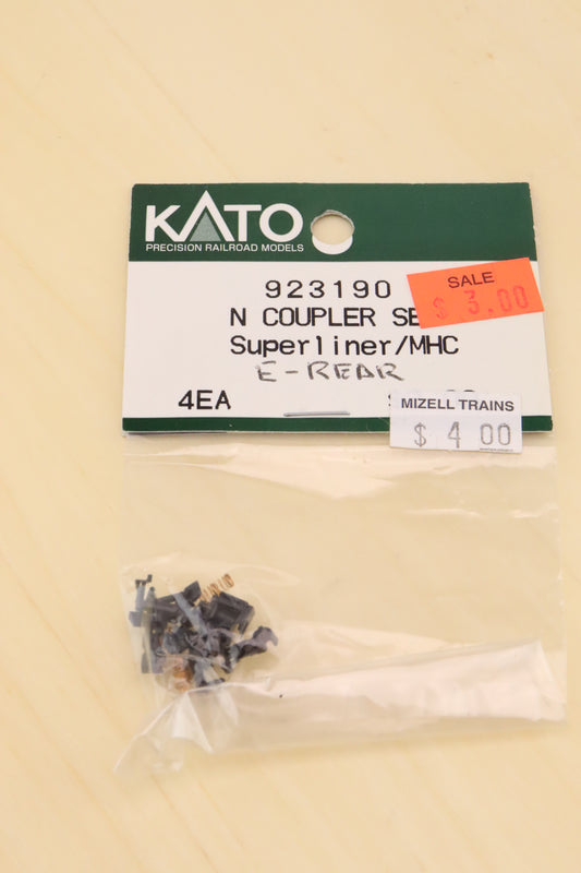 KAT-923190 - Magnetic Knuckle Coupler Set, Truck Mount w/Cover Plate - N-Scale - Qty-1