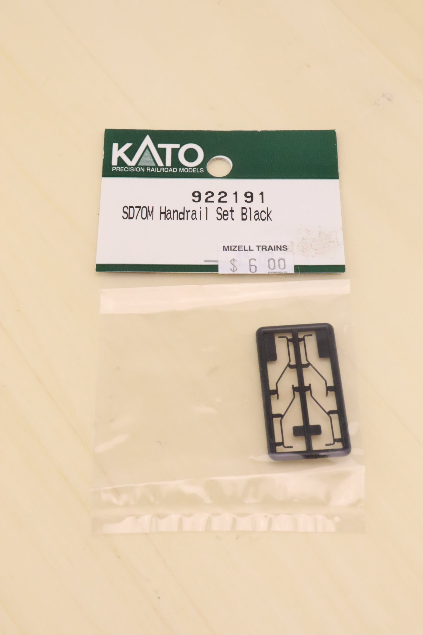 KAT-922191 - SD70M Handrail Set, Black - N-Scale - Qty-1