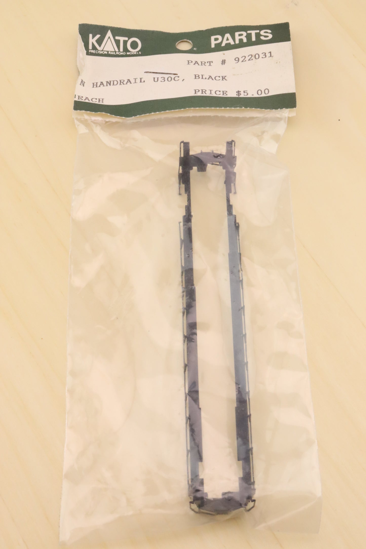 KAT-922031 - U30C Handrail Set, Black - N-Scale - Qty-1