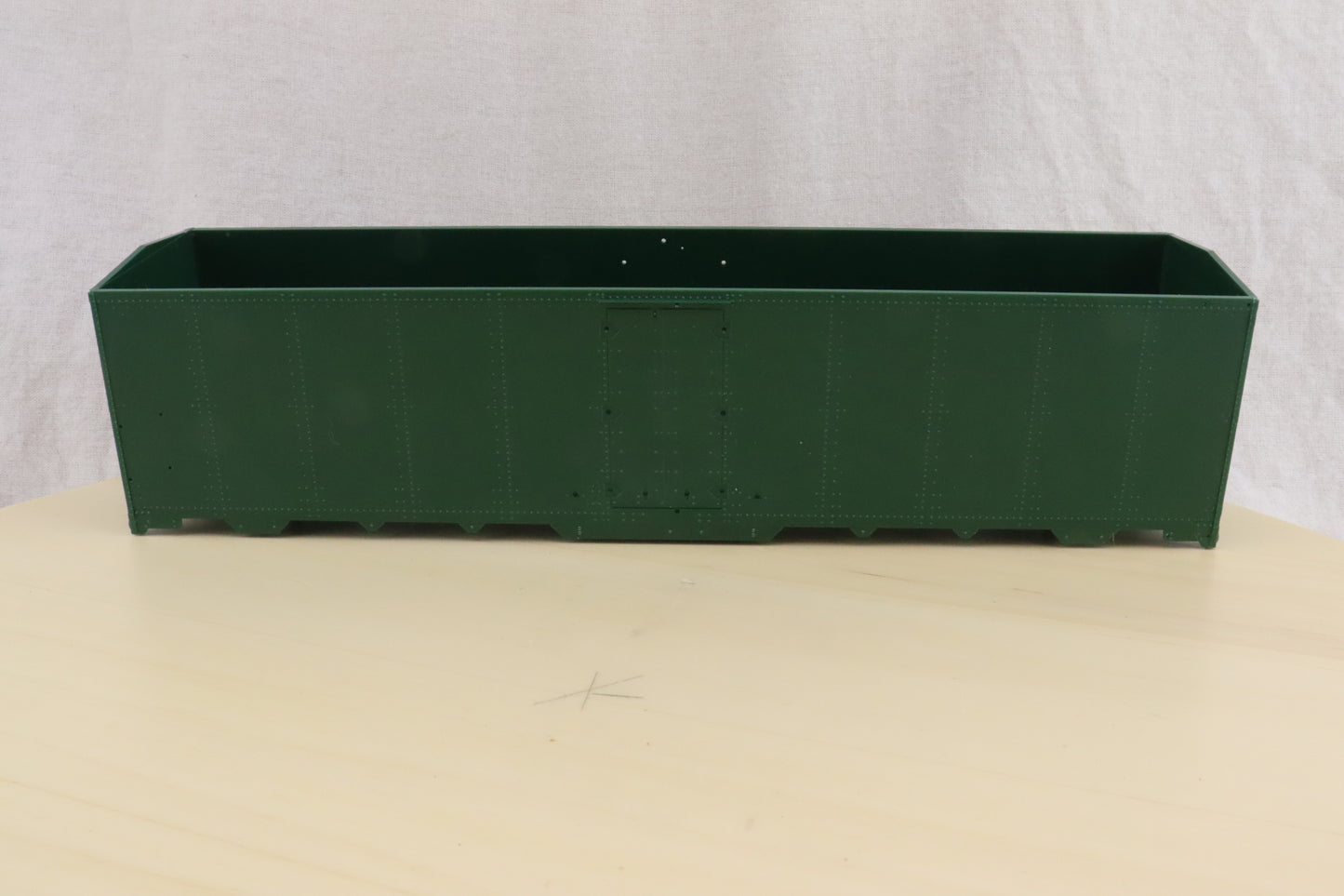 RC-X-29-Green - Pennsylvania Railroad X-29 Box Car 1924 Body - O Scale