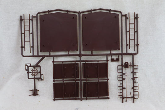 RC-R-30-12-9-Brown - PFE Refrigerator Car Multi-Part Sprue - O Scale
