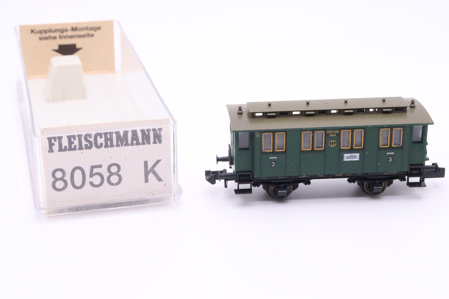 FLEISCHMANN-8058K - 2nd/3rd Class Passenger Car - Halle-050196