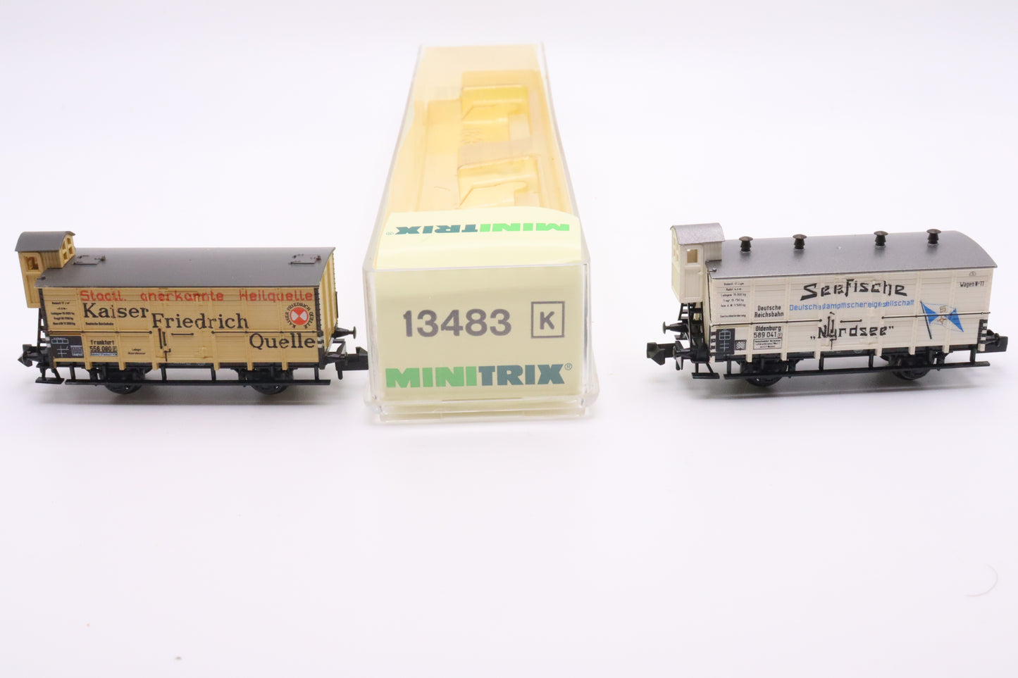 MINITRIX-13483K - Goods Wagons - 2-Car Set
