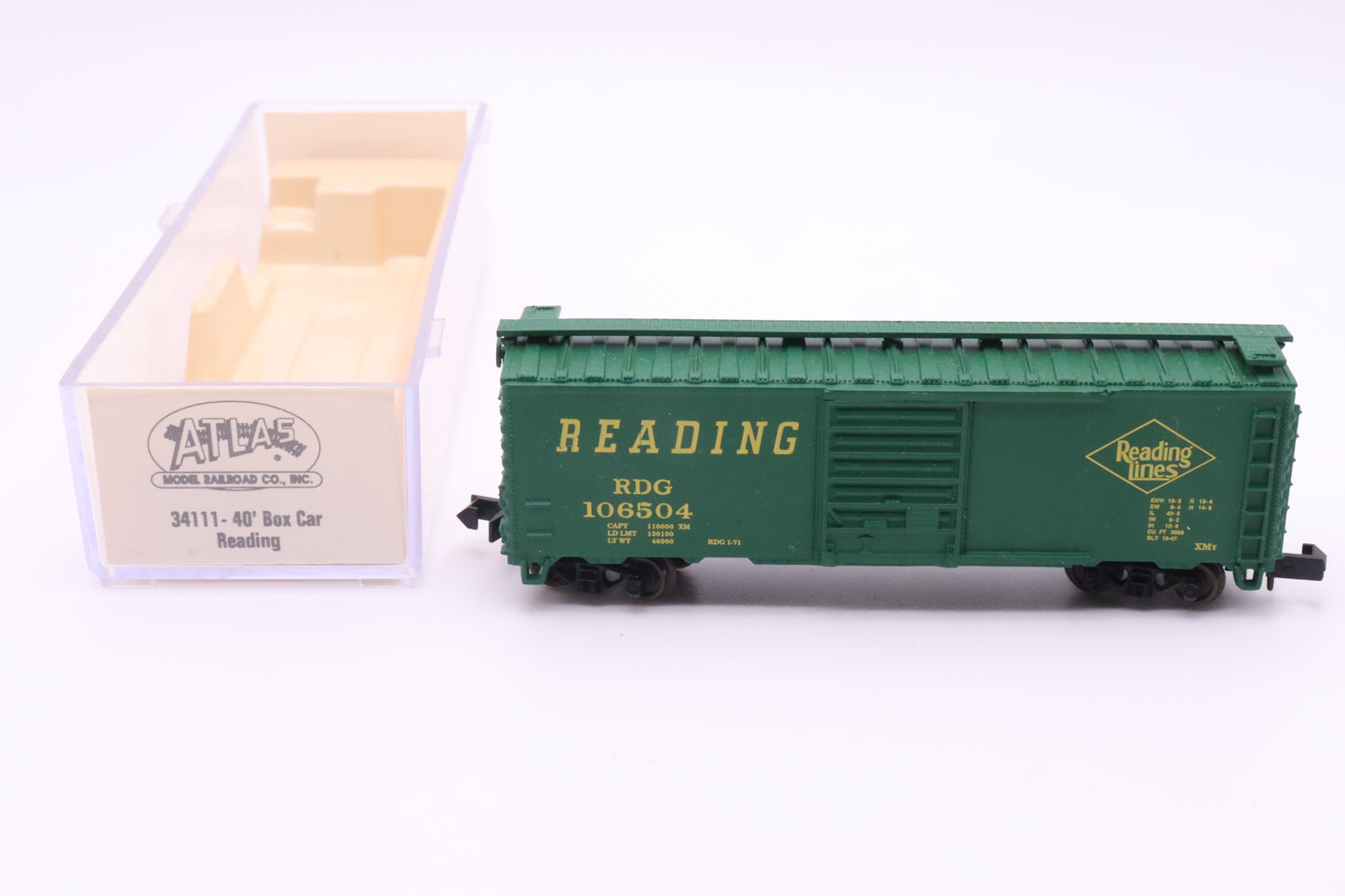 ATL-34111 - 40' Box Car - RDG-106504