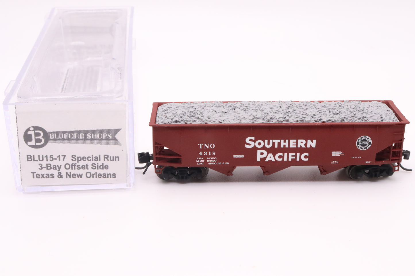 BLU-15-17 - Special Run 3-Bay Offset Side Hopper - TNO-4318