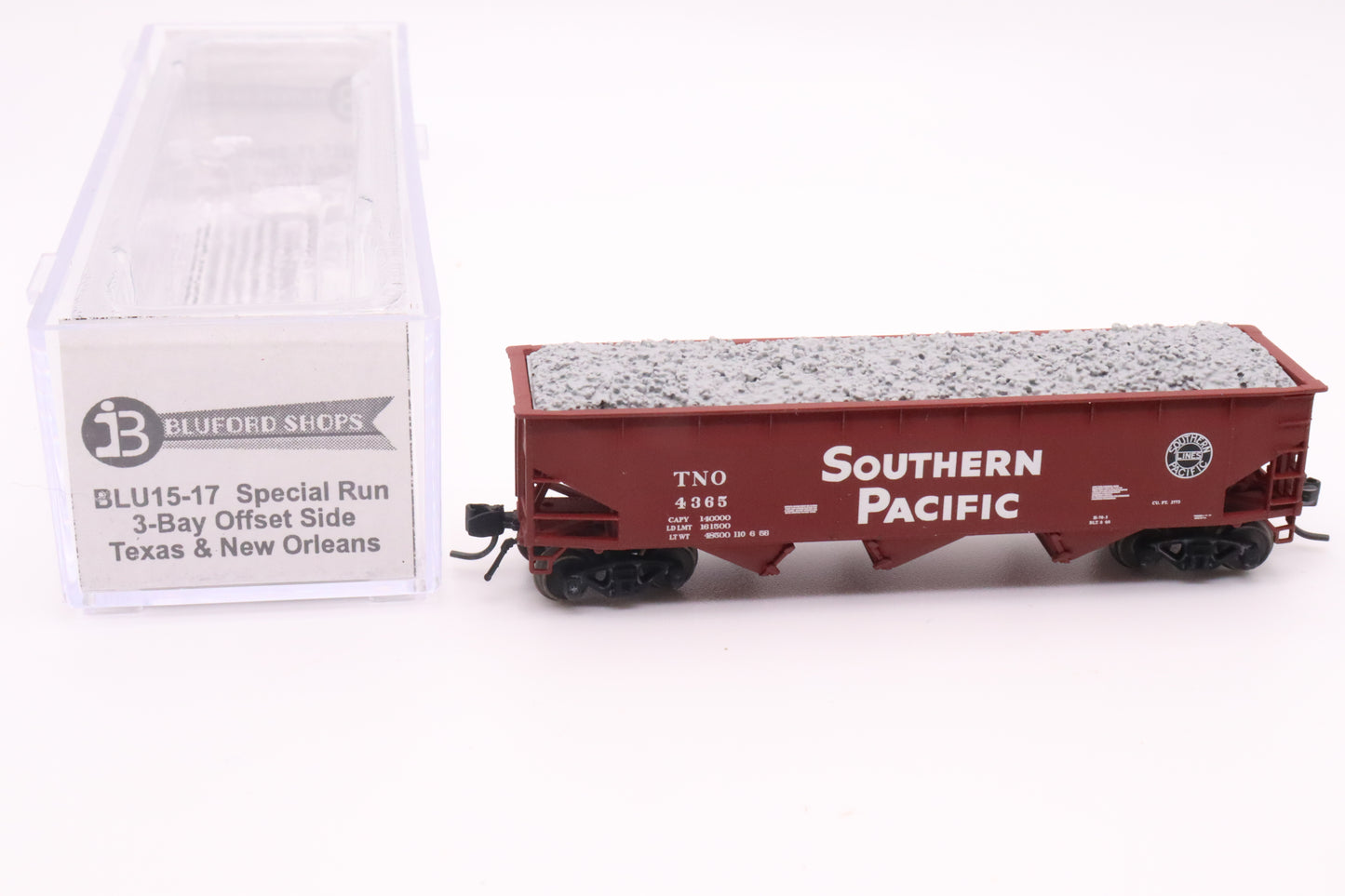 BLU-15-17 - Special Run 3-Bay Offset Side Hopper - TNO-4365