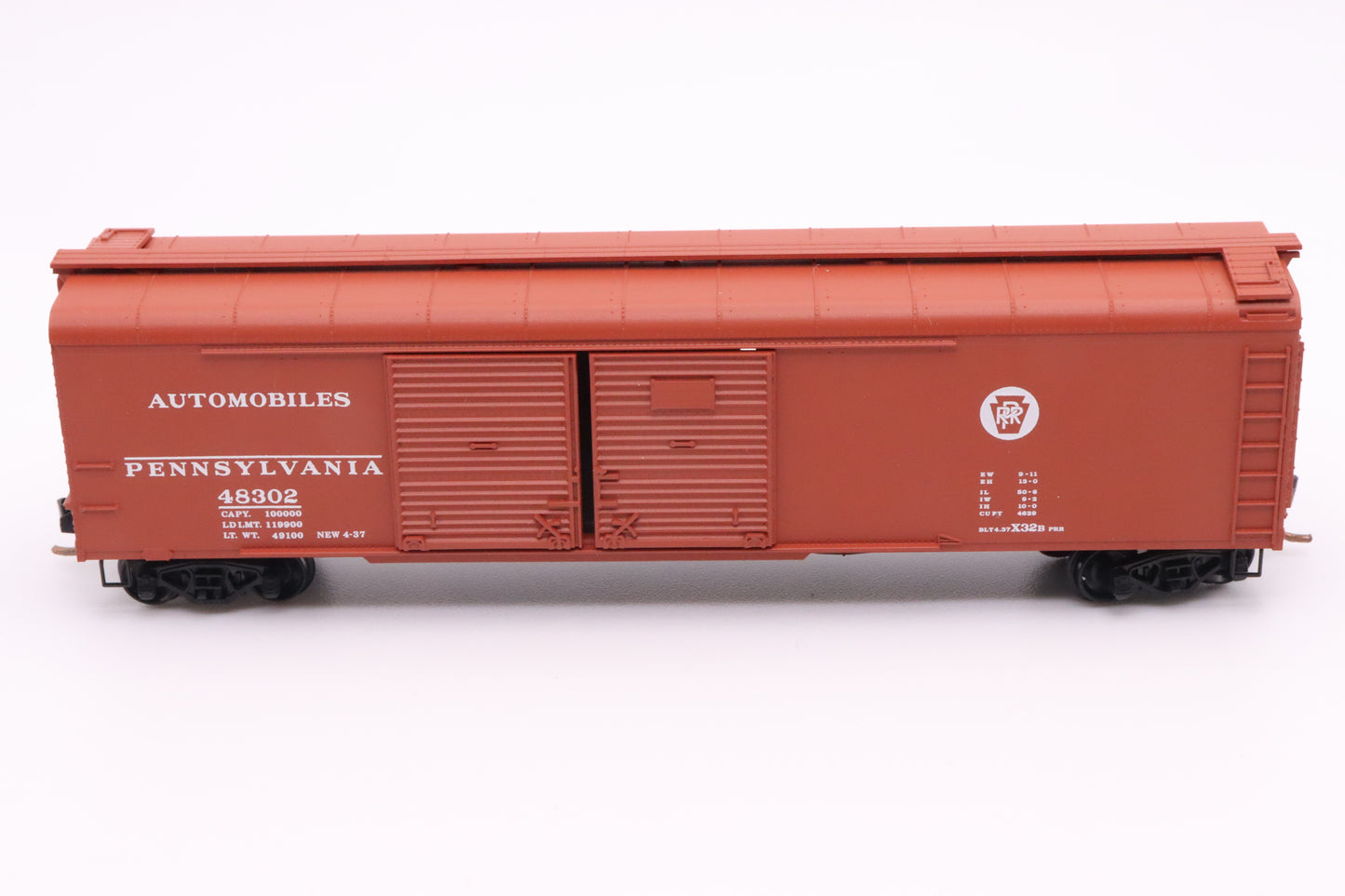 MTL-79010 - 50' Double Door, Wagon Top Boxcar - PRR-48302