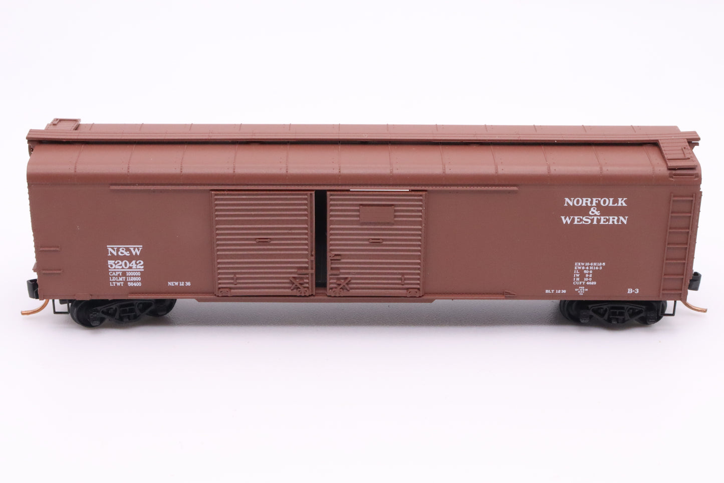 MTL NSC 11-01 - N & WHS Special Run - Class B-3 Box Car - N&W #52042