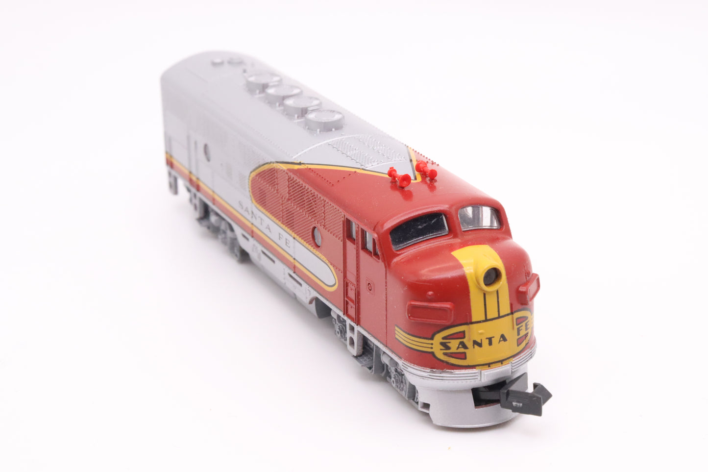 KAT-176-189 & 176-194 & 176-189 - F3A-F3B-F3A Locomotive Set - Santa Fe - ATSF #NoNumber - N Scale - Preowned