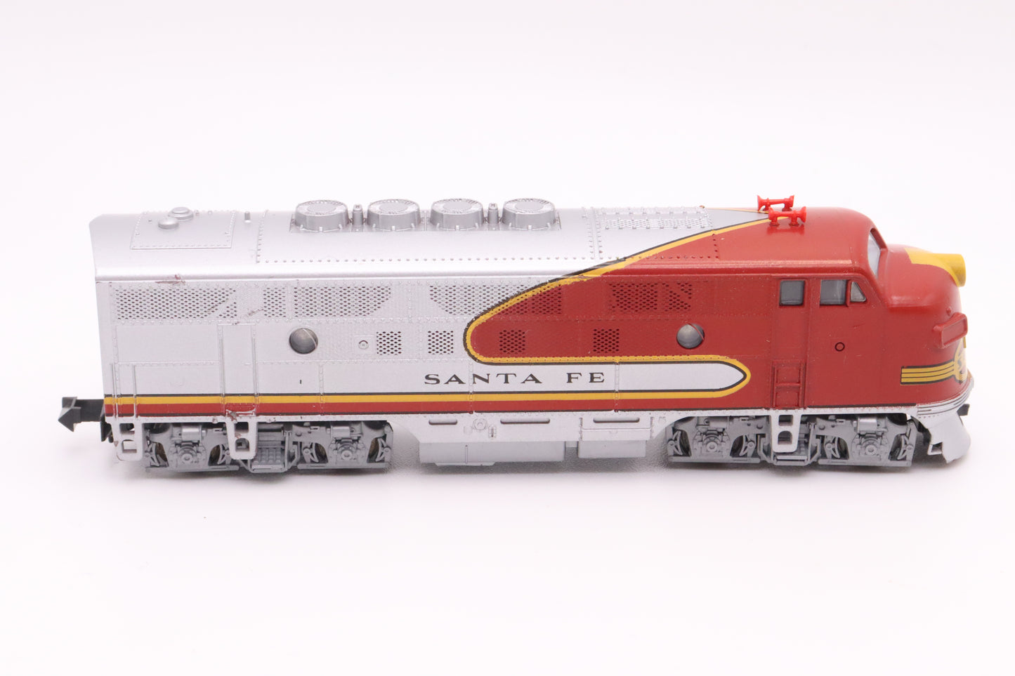 KAT-176-189 & 176-194 & 176-189 - F3A-F3B-F3A Locomotive Set - Santa Fe - ATSF #NoNumber - N Scale - Preowned