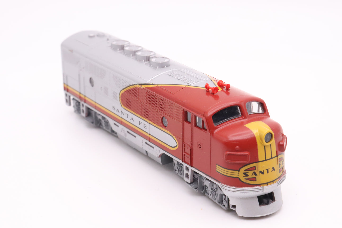 KAT-176-189 & 176-194 & 176-189 - F3A-F3B-F3A Locomotive Set - Santa Fe - ATSF #NoNumber - N Scale - Preowned