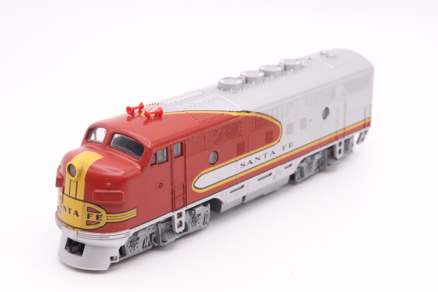 KAT-176-189 & 176-194 & 176-189 - F3A-F3B-F3A Locomotive Set - Santa Fe - ATSF #NoNumber - N Scale - Preowned