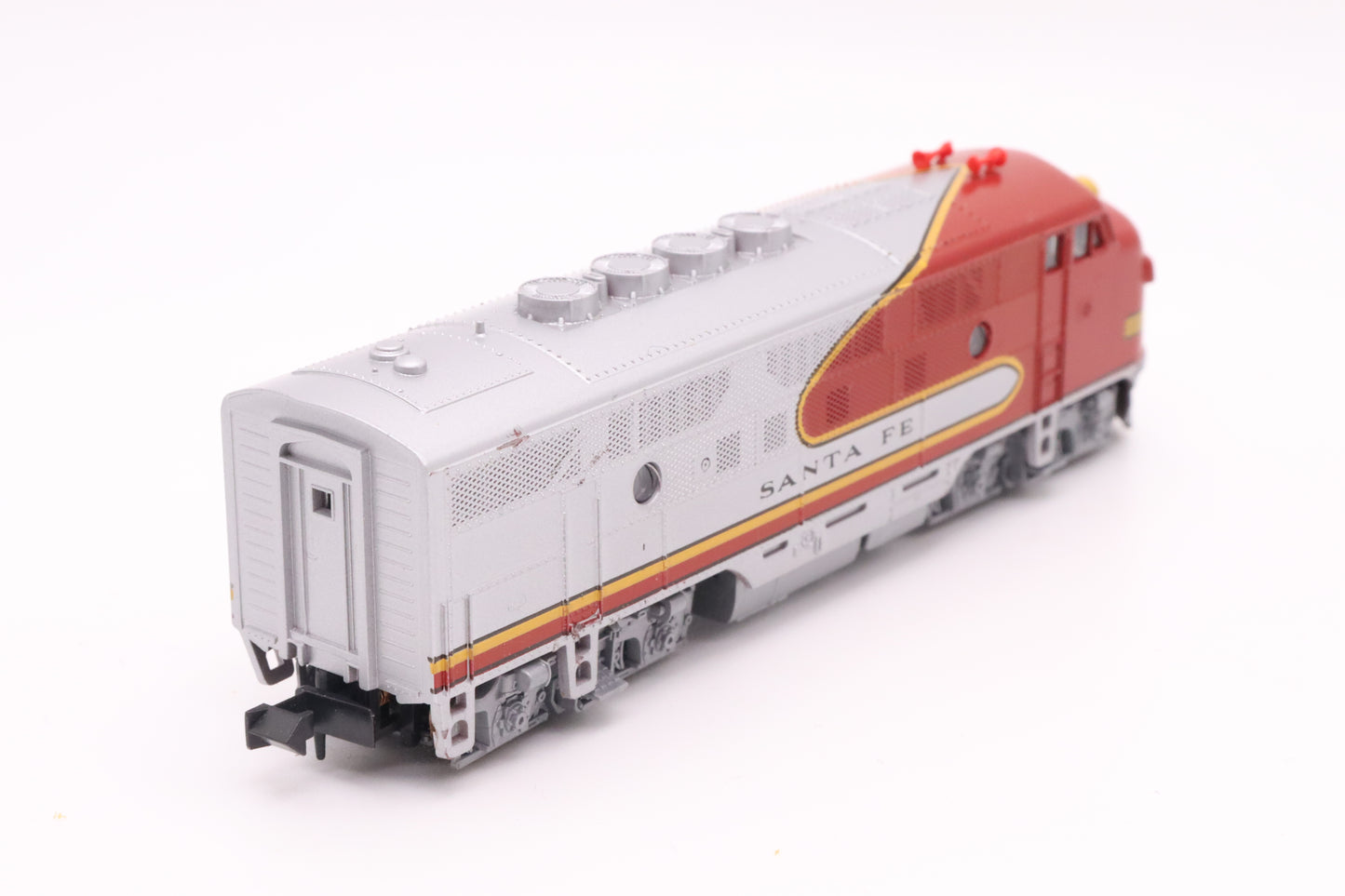 KAT-176-189 & 176-194 & 176-189 - F3A-F3B-F3A Locomotive Set - Santa Fe - ATSF #NoNumber - N Scale - Preowned