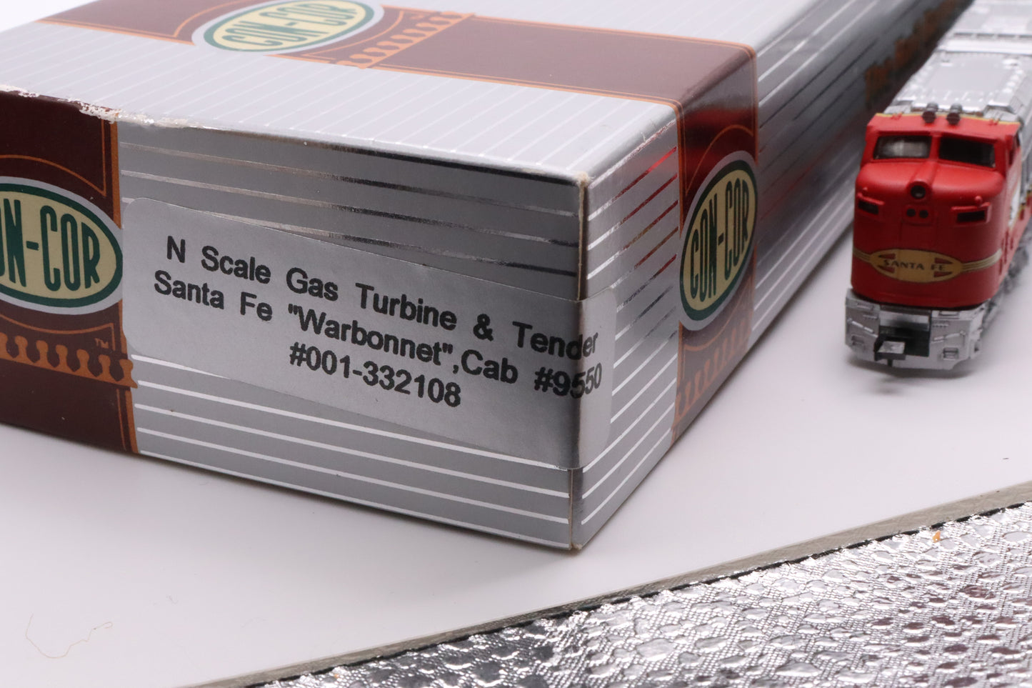 CC-1-332108 - Gas Turbine & Tender - Santa Fe - ATSF #9550