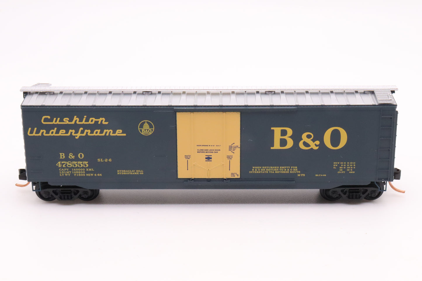 MTL-032 00 400 - 50' Standard Box Car, Plug Door - B&O #478555
