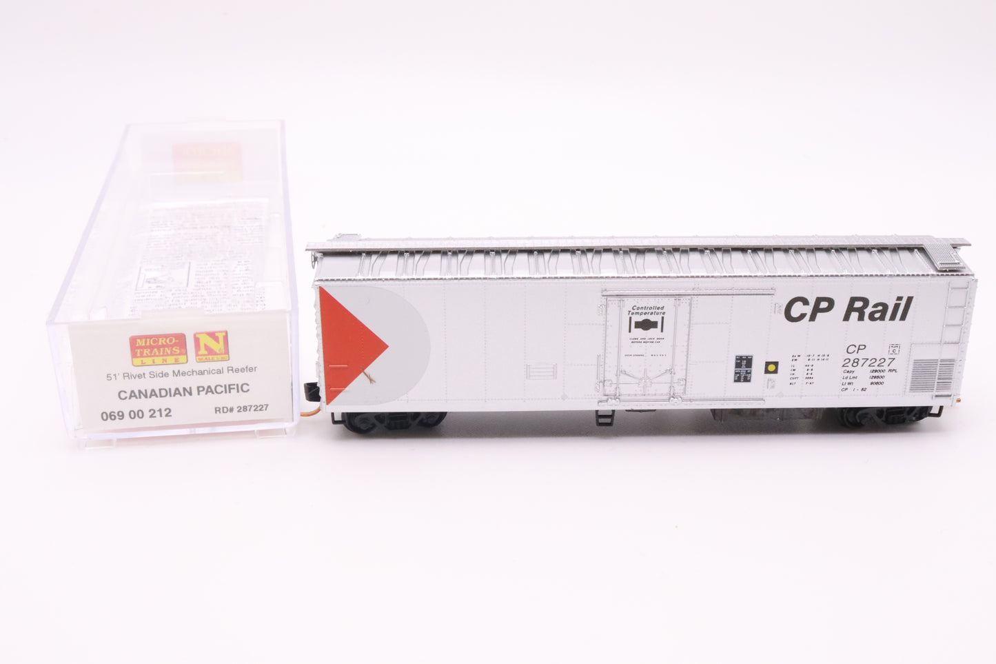 MTL-069 00 212 - 51' Riveted Side Mechanical Reefer - Canadian Pacific - CP#287227