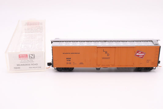 MTL-70040 - 51' 3-3/4" Rib Side Mechanical Reefer - Milwaukee Road - MILW #9798