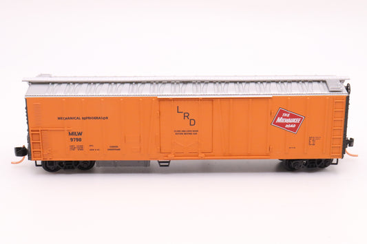 MTL-70040 - 51' 3-3/4" Rib Side Mechanical Reefer - Milwaukee Road - MILW #9798