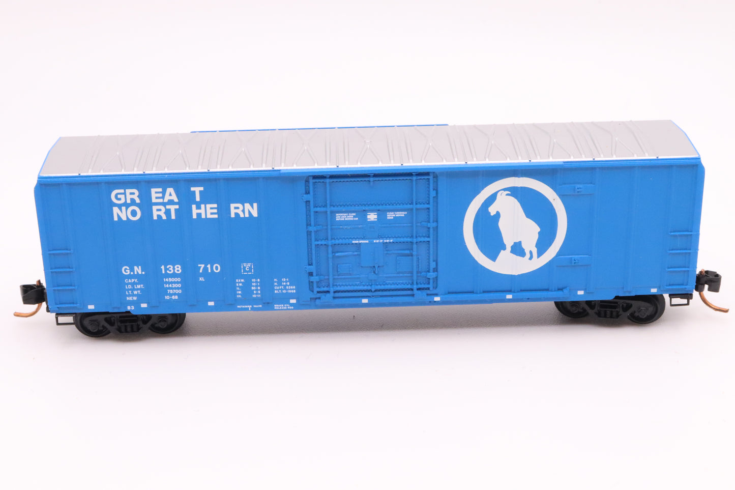 MTL-027 00 070 - 50' Rib Side Box Car, Plug Door, w/o Roofwalk - Great Northern - GN #138710