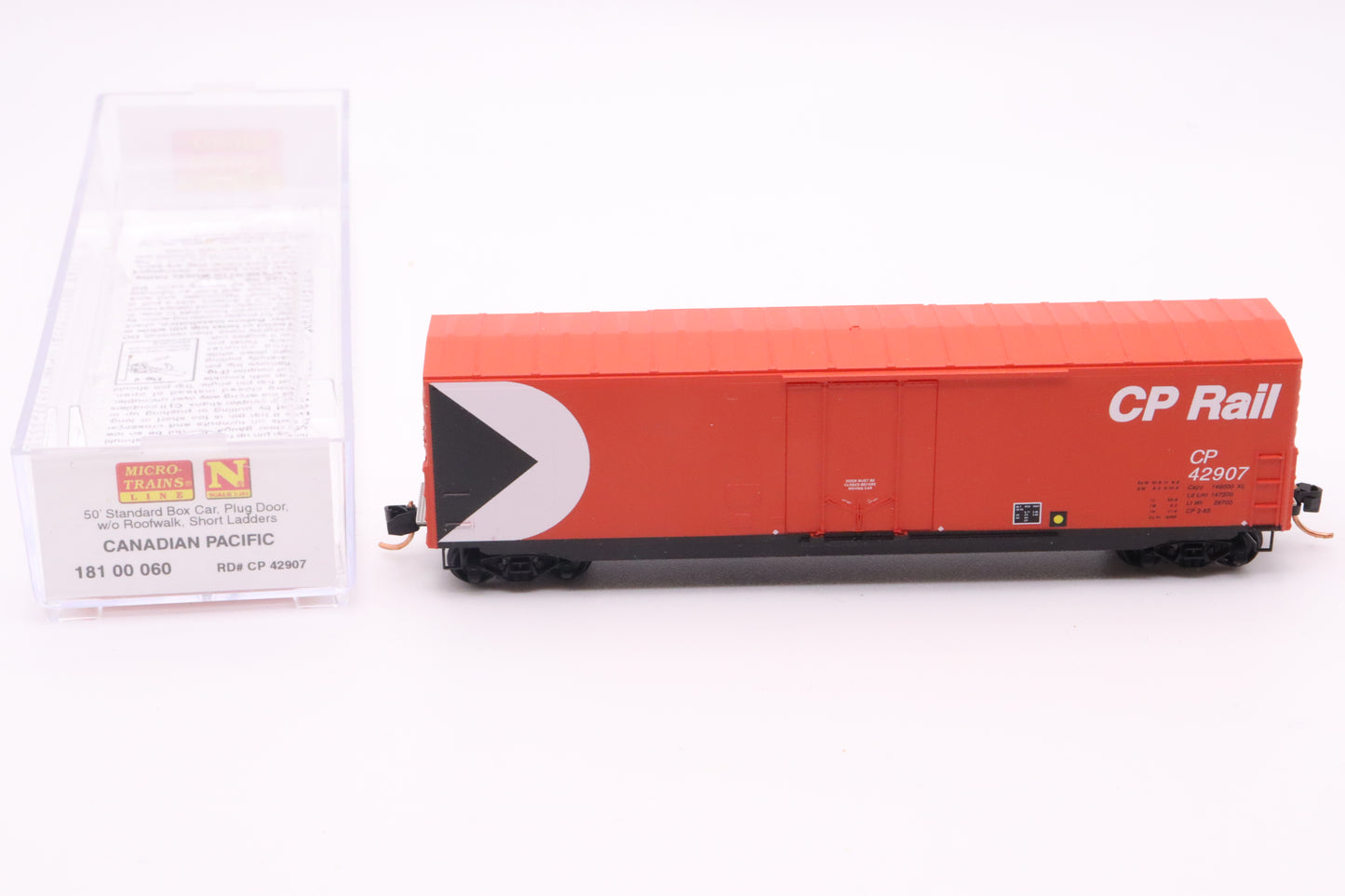 MTL-181 00 060 - 50' Standard Box Car, Plug Door, w/o Roofwalk, Short Ladders - Canadian Pacific - CP#42907