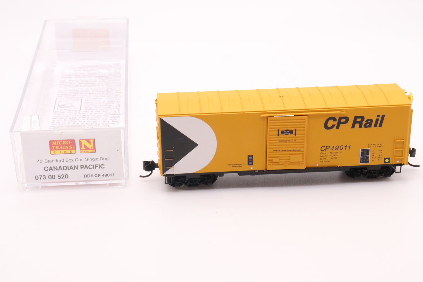 MTL-073 00 520 - 40' Standard Boxcar, Single Door - Canadian Pacific - CP #49011